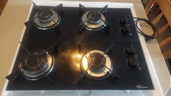 Fogão cooktop 4 bocas- ficher, usado