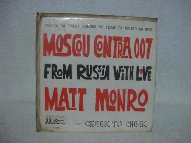 COMPACTO VINIL - JAMES BOND 007 - MOSCOU CONTRA 007 - 1964