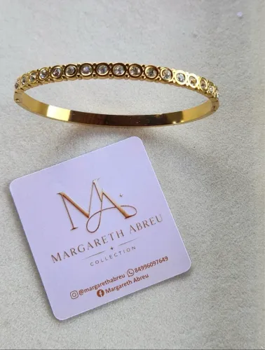 Bracelete em aço inoxidável 316L