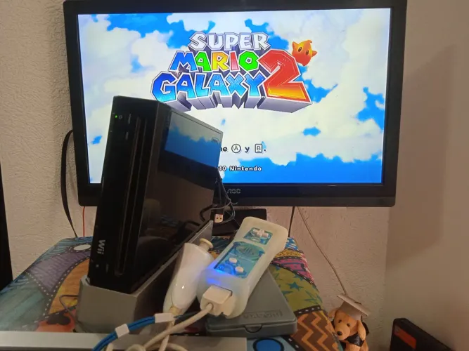 Videogame Nintendo Wii Completo, vários jogos
