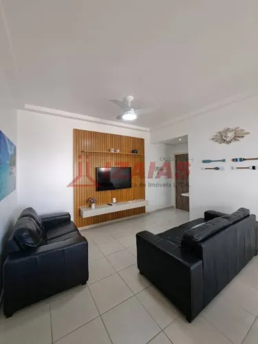 Apartamento mobiliado, com 3 dormitórios, 106m³, no Itaguá, Ubatuba/SP