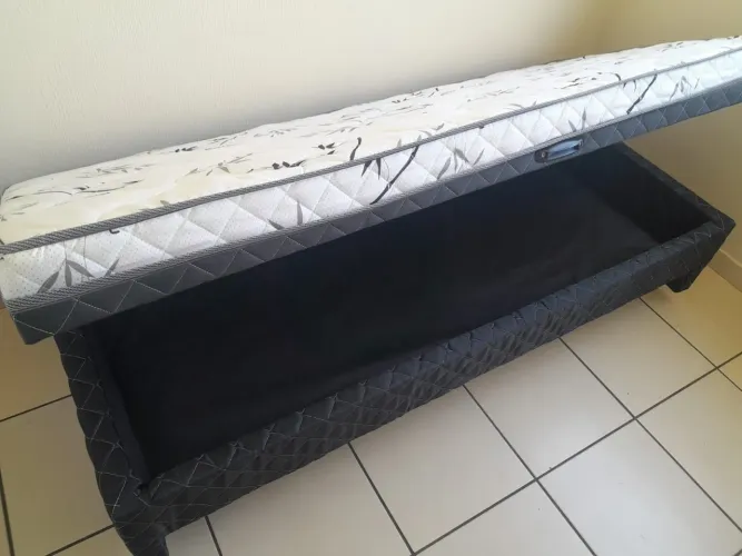 CAMA BICAMA COM BAU E CAMA AUXILIAR APENAS 590.00 PRODUTO DE MOSTRUÁRIO 