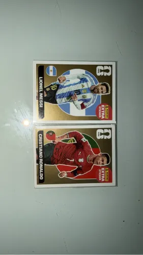 KIT LEGEND 2026 MESSI OURO E RONALDO OURO