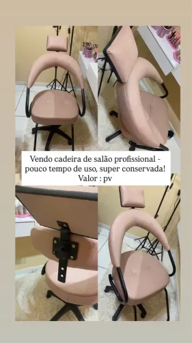 Cadeira profissional de salão