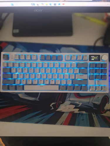 Teclado mecânico Hot-swappable sem fio K86