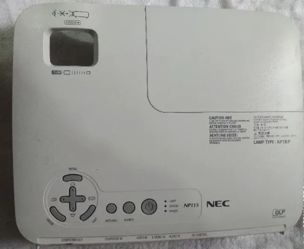 Carcaça do Gabinete Projetor Nec np115 - Usado