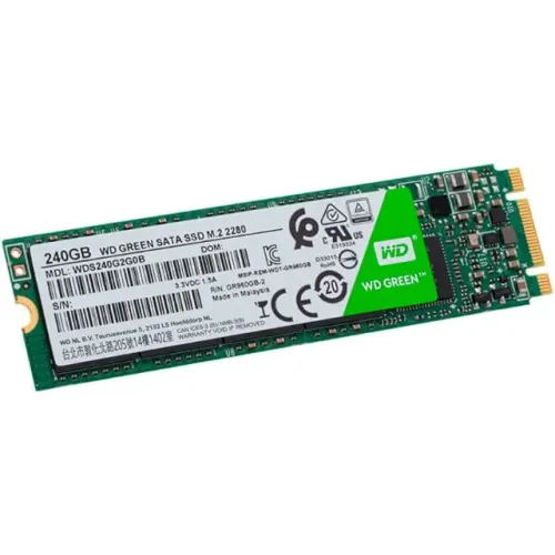 SSD 240Gb M.2 WD Green + Case USB de Alumínio (Use como SSD interno ou externo)