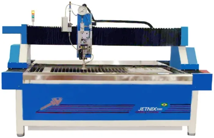 Máquina de Corte Jato de água 2,0x2,0m 50HP 60.000PSI-Tectronix. Corte Jado D'Água Jetnix