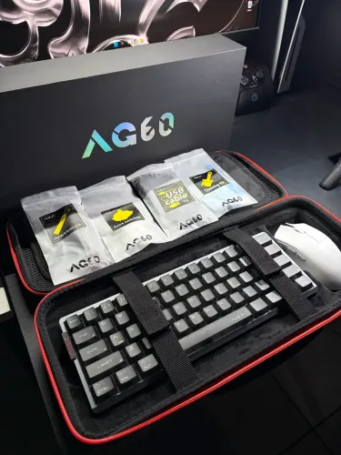 Combo teclado e mouse premium AG60 pro e WLMOUSE