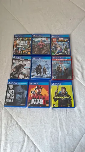 Lote jogos ps4