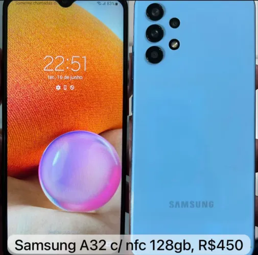 Samsung a32 128gb c/ nfc