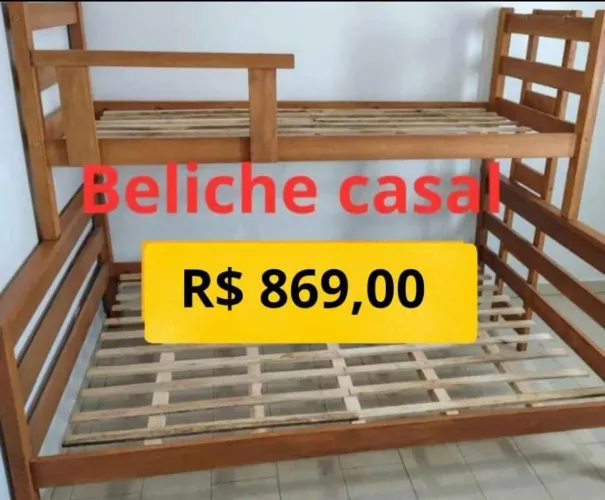 Beliches casal/madeira maciça/colchões/loja de fábrica/pagamento só na entrega