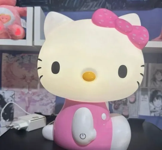 Luminária da hello Kitty 