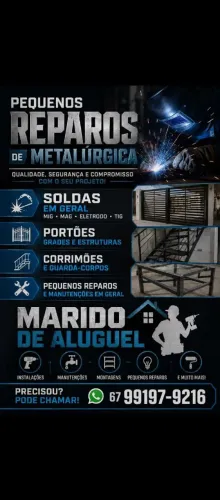 Mecânico e soldador marido de aluguel 