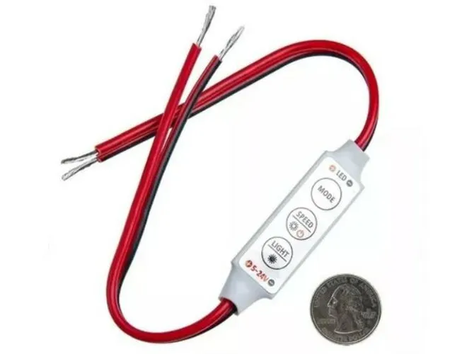 Dimmer Fita Led, Strobo, Flash, Mini Controle Controlador Automação COD-AM319 