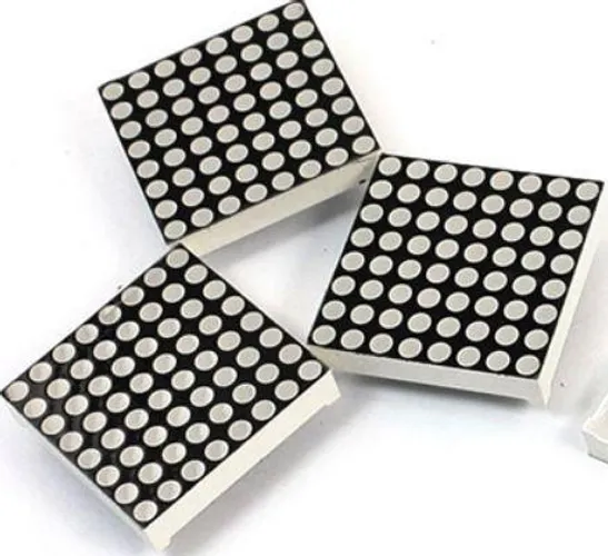 Display Matriz De Led 8x8 4mm 38 x 38 x 12mm Vermelho Anodo Comum Arduino COD-AM314 