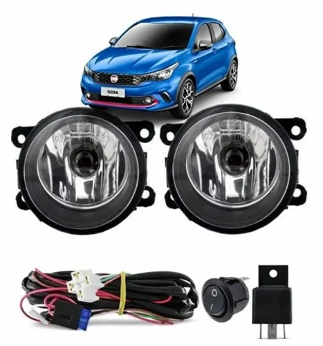 Kit farol de milha Fiat Argo e Cronos mobi