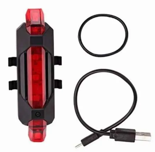 Sinalizador Traseiro Led Para Bike Recarregável
