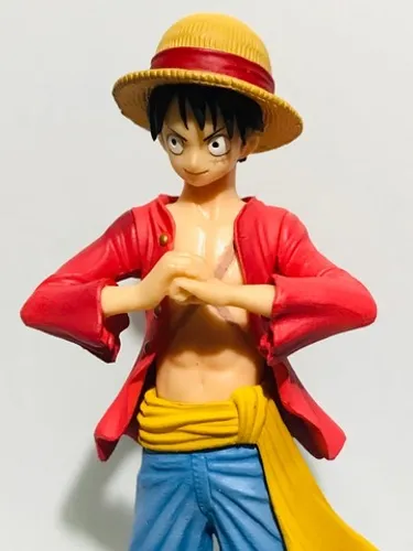One Piece Ruffy - miniatura de 13 cm de altura - boneco estático anime / mangá Luffy