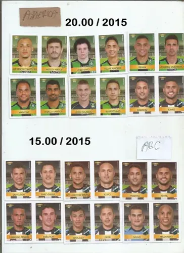 figurunhas times campeonato brasileiro 2015