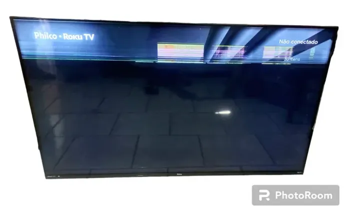 smart tv philco 50" 4kptv50rcg70bl para conserto ou retirada de peças