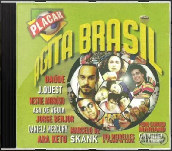 CDs Placar - Agita Brasil (1998) + Hinos dos Clubes (2004)