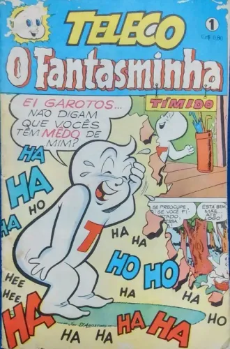 Quadrinhos antigos Teleco o Fantasminha