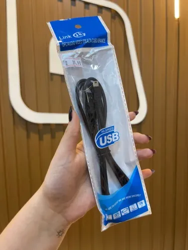 Cabo V3 USB para Vídeo e Áudio - Alta Qualidade