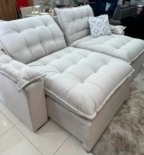 Mega promoção! Sofá Retrátil e Reclinável Modelo 0010 240cm