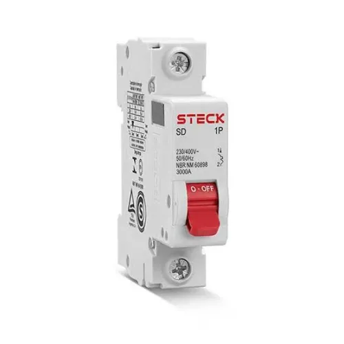 Disjuntor Steck 40A SD 1P 3000A