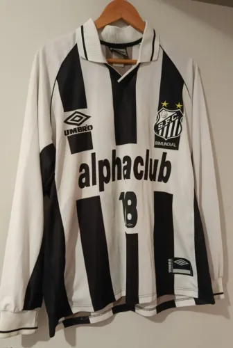 Camisa Santos 2000 Manga Longa - Original