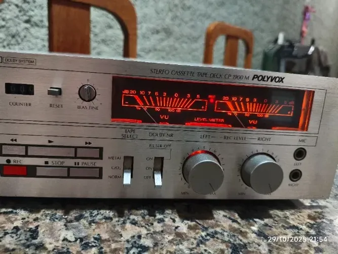 Tape Deck Polyvox CP 1900M - Tela MP3 Adaptada 