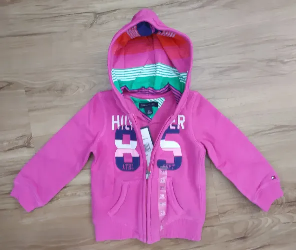 Casaco Tommy Hilfiger Rosa - Infantil tamanho 2