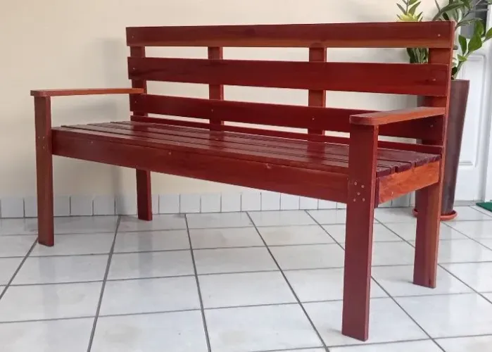 Banco de Jardim Madeira Maciça 