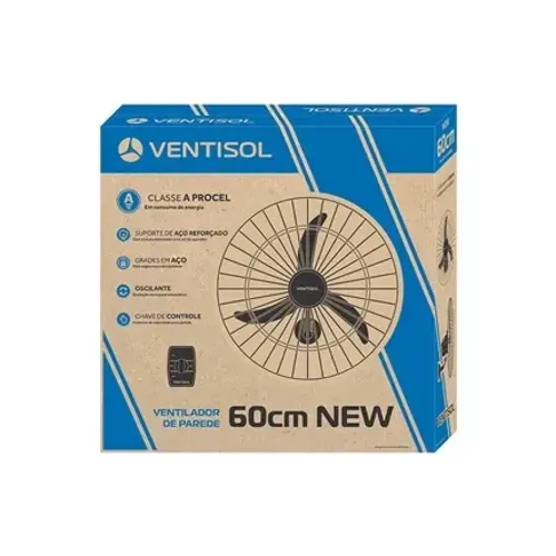 Ventilador parede tufão 60cm