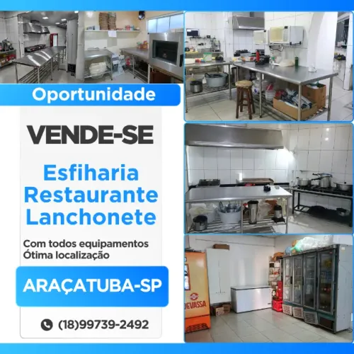 Vendo - aceito troca Esfiharia/Lanchonete 