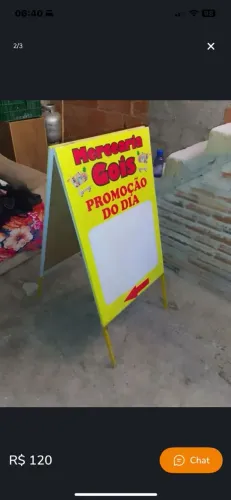 Cavalete propagandapra comercio