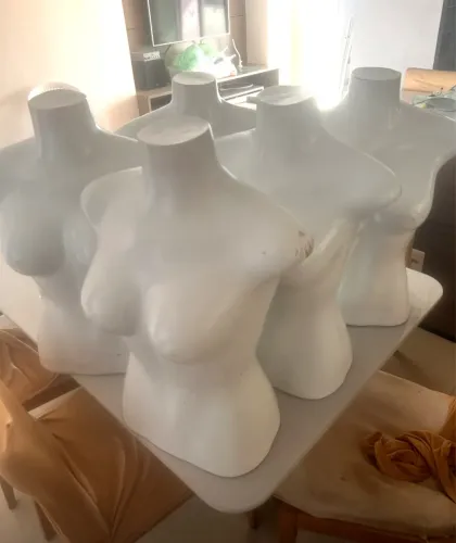 Manequins de fibra busto para loja