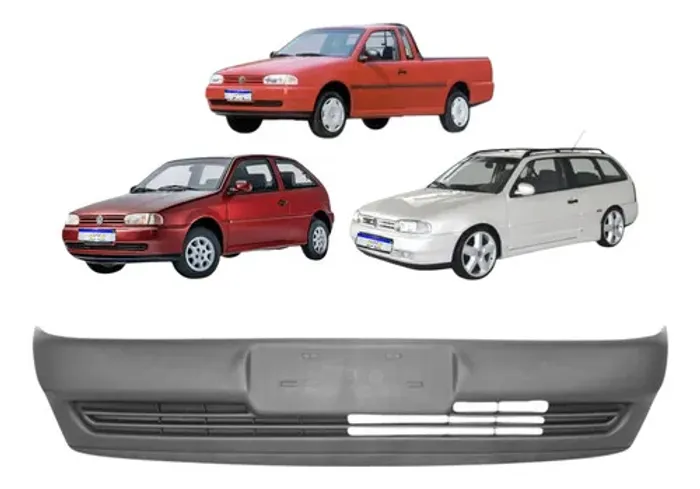 Parachoque Vw Gol Parati Saveiro 95 96 97 98 1999 2000 2001 Preto