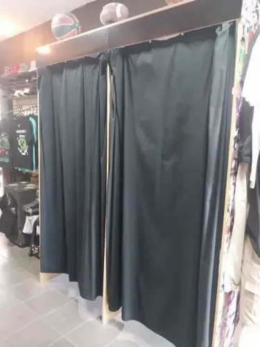 Cortinas de provador de roupas