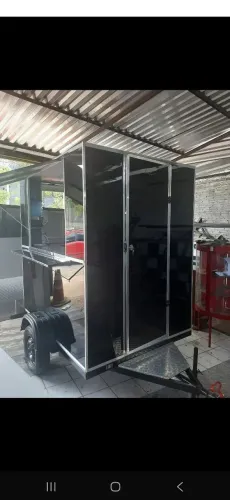 Treiler reboque de lanches, carrinhos de lanches