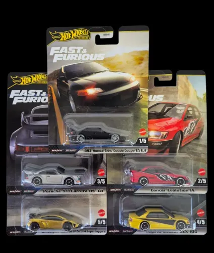 Hot Wheels Premium Set Velozes e Furiosos 