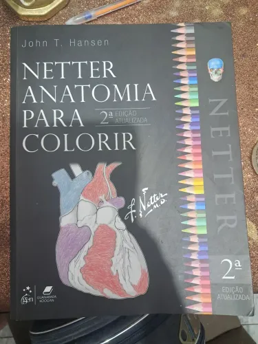 Livro Netter Anatomia Para Colorir / Pouco Usado- 2° edição 