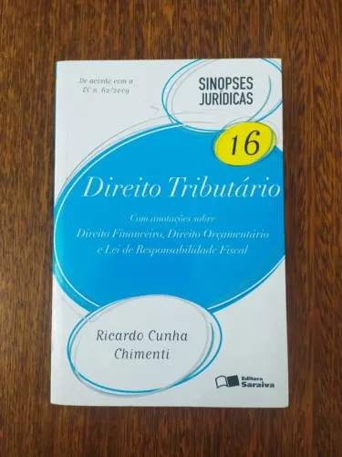 Livro Direito Tributário De Ricardo Cunha Chimenti