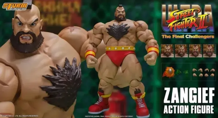Action Figure Zangief Street Fighter Storm Collectibles (Lacrado)