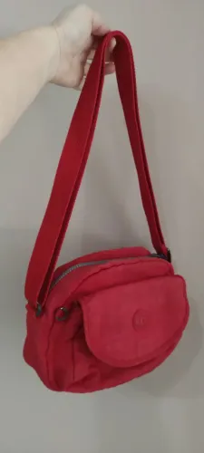 Bolsa de lado vermelha Kipling original 
