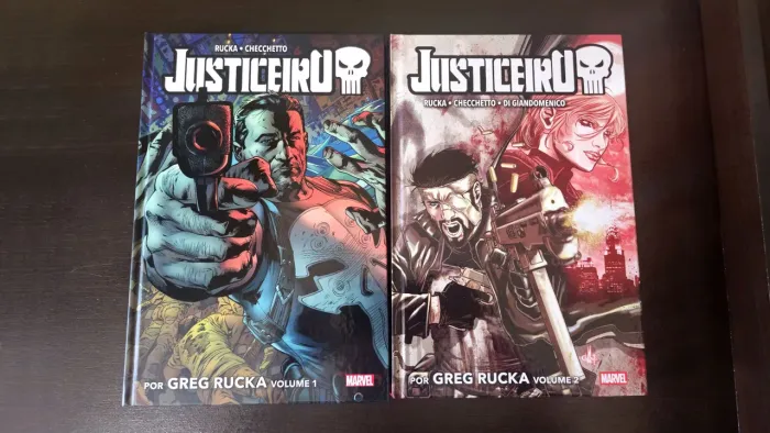 Justiceiro por Greg Rucka Vol. 1 e 2 (Completo) - Marvel - HQ Panini