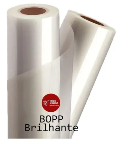 50 metros BOPP Brilhante para Embalagens e Artesanato