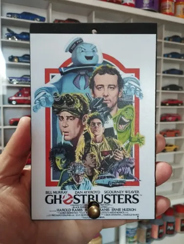 Placa porta chaves Decorativo Ghostbusters