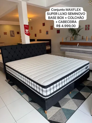 Colchão KING MAXFLEX SEMINOVO TOP - Entrego! 